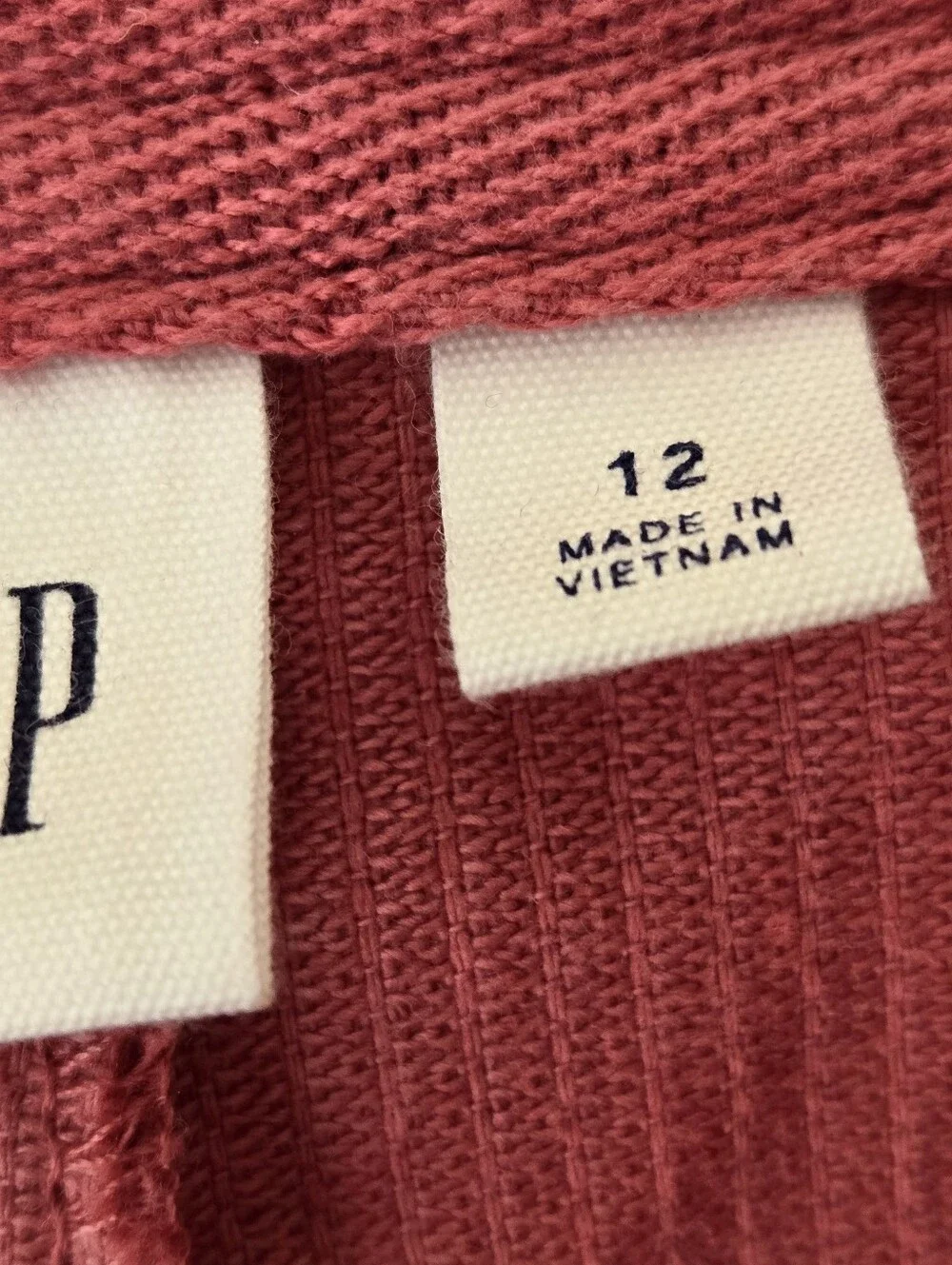 GAP Corduroy Mini Skirt Womens 12 Pink Full Zip Front Cotton A-Line Magenta New